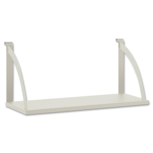 Picture of BASYX BSXVSH24GYGY Partion Mounted Shelf&#44; 24 in. x 14.5 in.&#44; Gray