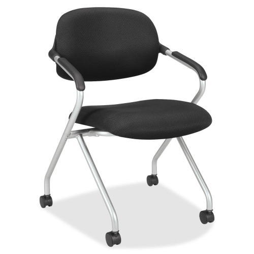Picture of BASYX BSXVL303MM10X Nesting Chair&#44; 23.63 in. x 23 in. x 32.25 in.&#44; 2- CT&#44; BK- SR Frame
