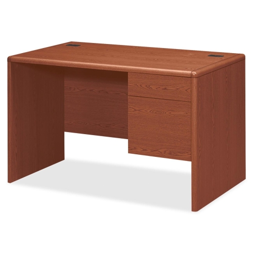 Picture of The HON COMPANY HON107885RJJ Small Office Desk  B- F 48 in. x 30 in. x 29.5 in.  Henna Cherry