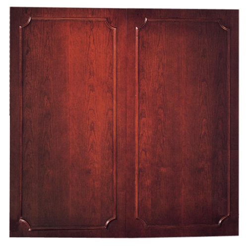 Picture of Mayline MLNTCWBMAH White Presentation Board 48 in. x 48 in. x 3 in. Mahogany