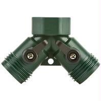 313S -Two Way Hose Connector- Green