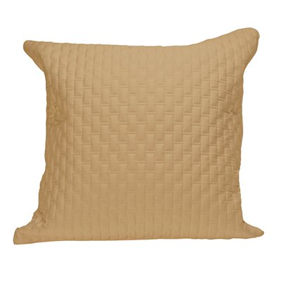 Picture of BedVoyage 16980723 26 in. x 26 in. Euro Sham - Champagne