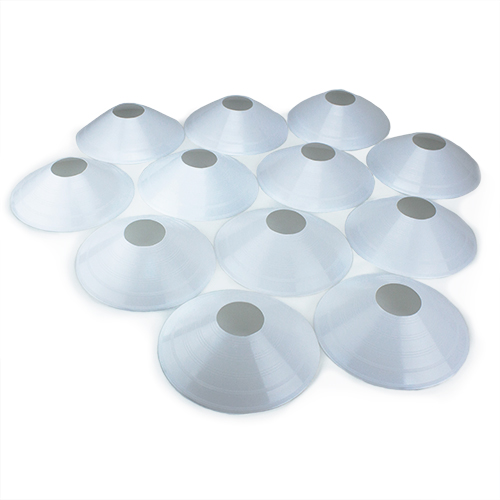 Picture of Brybelly Holdings SCOA-103 2 inch White Field cones made from Soft Plastic