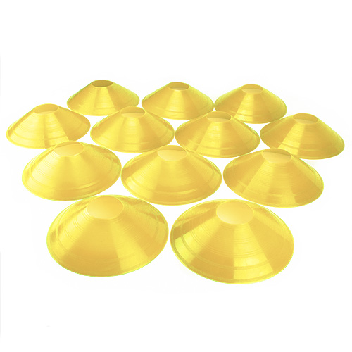 Picture of Brybelly Holdings SCOA-105 2 inch Yellow Field cones made from Soft Plastic