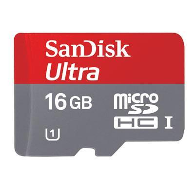 Picture of SanDisk SDSDQ-016G-A46 16gb Microsdhc Card Class 2