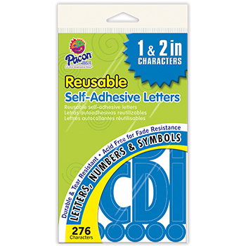 Picture of Pacon Corporation Pac51660 Self Stick Letters Blue