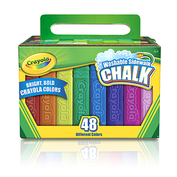 Picture of Crayola Llc Bin512048 Crayola Washable Sidewalk Chalk 48