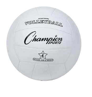 Picture of DDI 508584 Volleyball Rubber/Nylon Official Size White Case of 4