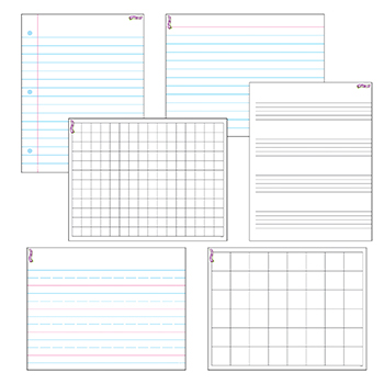 Picture of Trend Enterprises Inc. T-27906 Wipe Off Papers & Grids Combo Pack