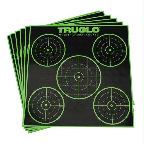 TRUGLO TRU-SEE Splatter 5 Bullseye Targets - 6 Pack