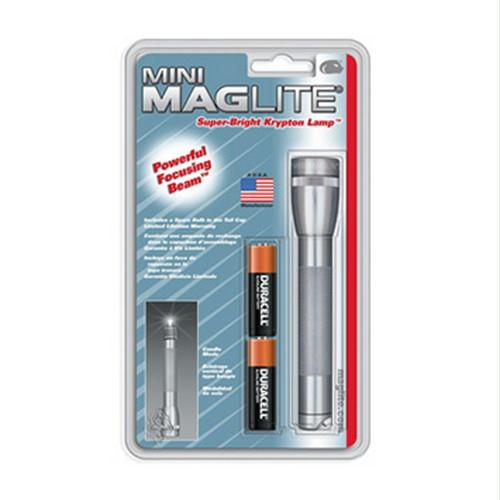 Picture of Maglite M2A096 Mini Maglite AA Blister Gray Pewter
