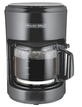 Picture of Proctor 48351 BLK 10 Cup Coffee Maker - Black pack of 2