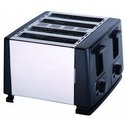 Picture of Brentwood Appliances TS-284 B-S 4 Slice Toaster 