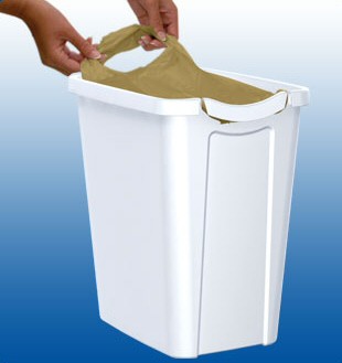 Hms 2158hft 0 Wht 3 5 Gallon Wastebasket White Pack Of 6