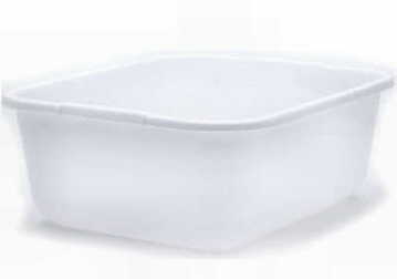 Picture of Rubbermaid 2951OOWHT WHT Rectangle Dish Pan - White 