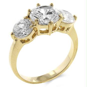 Picture of 3-Stone Engagement Ring&#44; <b>Size :</b> 07