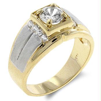 Picture of CZ Eye Cut Mens Ring- <b>Size :</b> 13