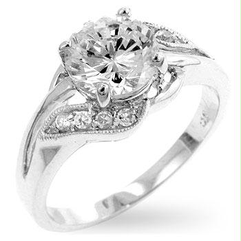 Picture of Elegant Engagement Ring- <b>Size :</b> 06