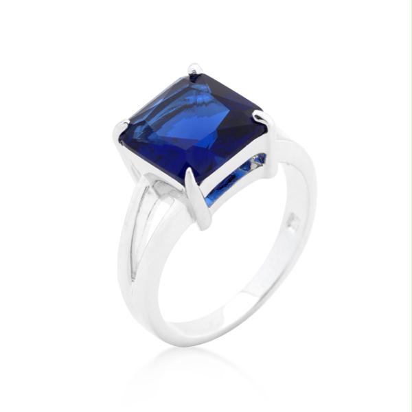 Picture of Sapphire Gypsy Ring- <b>Size :</b> 08