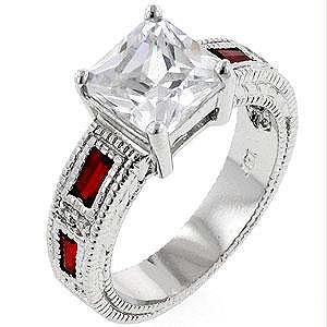 Picture of Prima Donna Ruby CZ Ring- <b>Size :</b> 09