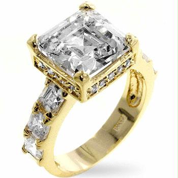 Music Box Engagement Ring, <b>Size :</b> 10