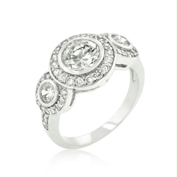 Picture of Fitzgerald CZ Ring- <b>Size :</b> 10