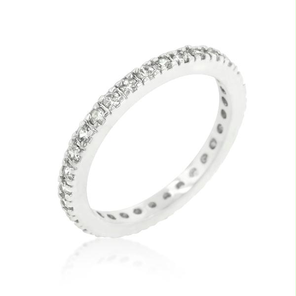 Picture of Delicate CZ Eternity Band- <b>Size :</b> 06