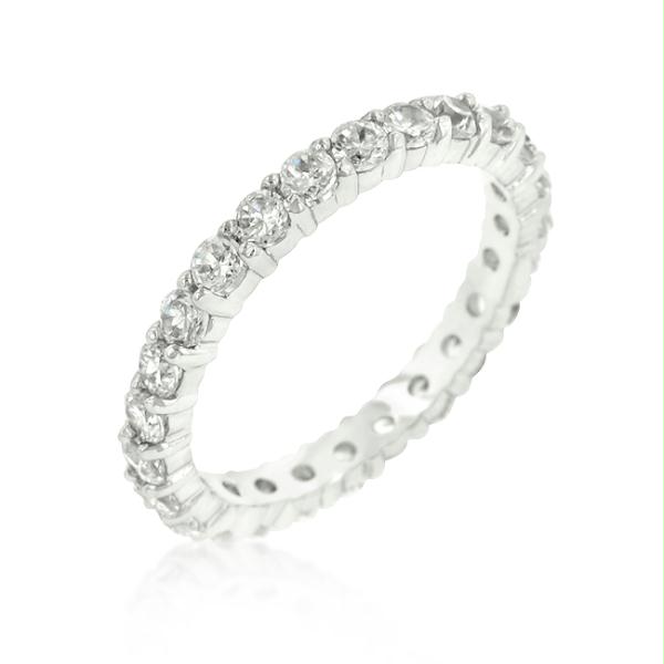 Picture of Cubic Zirconia Eternity Band- <b>Size :</b> 06