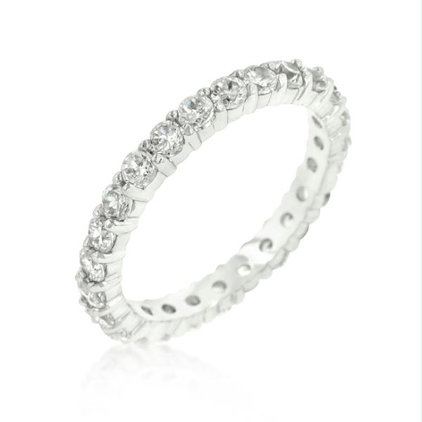 Picture of Cubic Zirconia Eternity Band- <b>Size :</b> 07