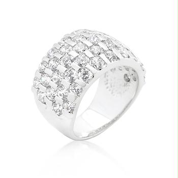 Picture of Channel Set Princess Cut Ring- <b>Size :</b> 05