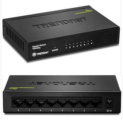 TEG-S82g Greennet 8 Port Gigabit Switch -  TRENDnet