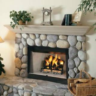 Picture of FMI B42I 42&apos;&apos; Stacked Brick Refractory Liner- Insulation Wood Fireplace