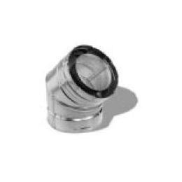 46DVA-E30 4'' x 6-5/8'' Inner Diameter Galvanized 30° Elbow