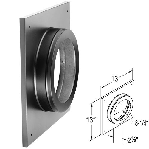 5'' x 8'' DirectVent Pro Ceiling Support / Wall Thimble Cover