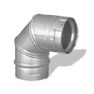 4PVP-E90B 4'' PelletVent Pro Black 90° Elbow