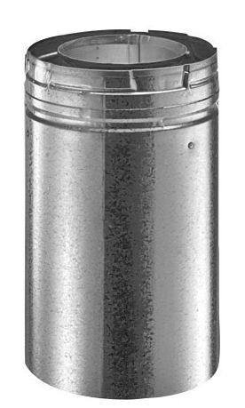Picture of Dura-Vent 46DVA-16A 3&apos;&apos; - 14 1/2&apos;&apos; Adjustable Galvanized Direct Vent Pipe Extension