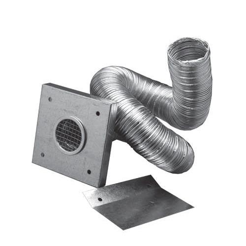 3'' PelletVent Pro Fresh Air Intake Kit with 2'' Flex Hose