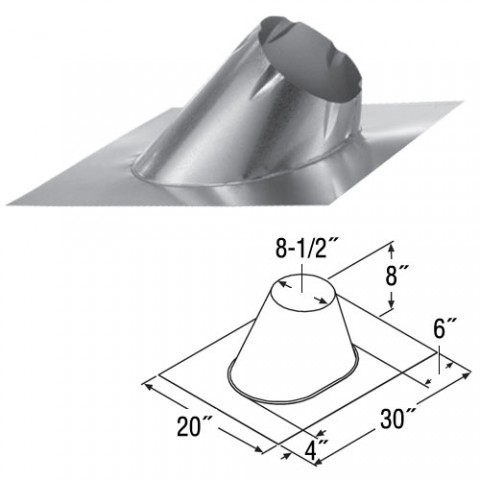 9450 Roof Flashing - Pitch - 7/12 - 12/12