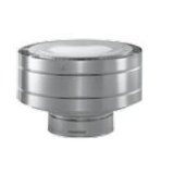 5'' x 8'' DirectVent Pro Aluminum Low Profile Termination Cap