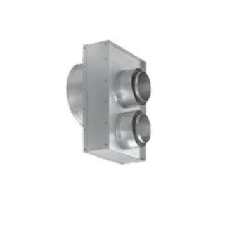 46DVA-VCL 4'' x 6-5/8'' DirectVent Pro Co-Axial to Co-Linear Appliance Connector for Vermont Castings Stoves