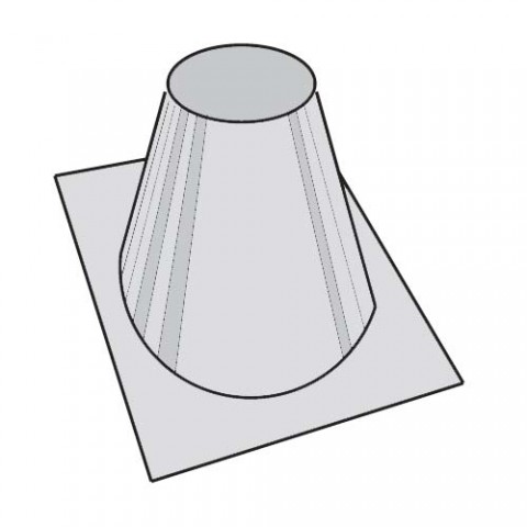 FMI  Roof Flashing 0 to 6/12 Pitch - 24'' Base