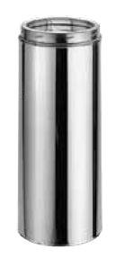 9405 6'' x 24'' DuraTech Stainless Steel Chimney Pipe