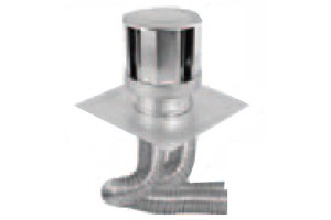 DirectVent Pro 4'' x 6-5/8'' Co-Linear Direct Vent Masonry Chimney Conversion Kit