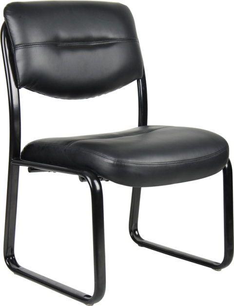 Picture of Boss B9539 Boss Leather Sled Base Side Chair