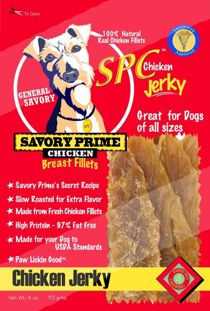 Picture of Savory Prime 30004 4 Oz Chicken Jerky For Dogs