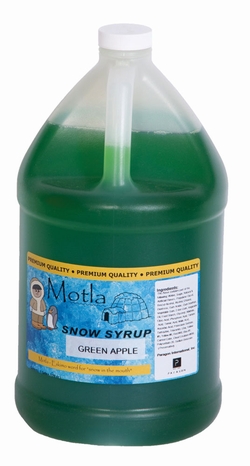 Picture of Paragon - Manufactured Fun 6311 Motla Snow Cone Syrup - Green Apple