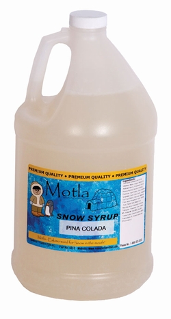 Picture of Paragon - Manufactured Fun 6313 Motla Snow Cone Syrup - Pina Colada