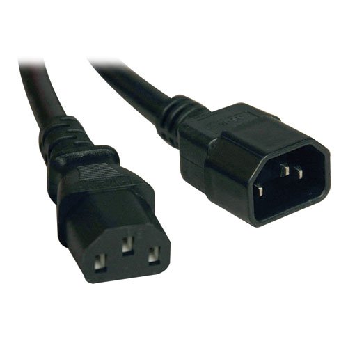 Tripp Lite 1.5-ft. - 18 In. Heavy-duty 14awg Power Cord - iec-320-c13 To Iec-320-c14