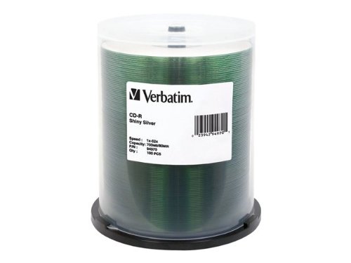 Picture of Storage Media Cd-r 80min 700mb 52x Shiny Silver 100pk Spindle