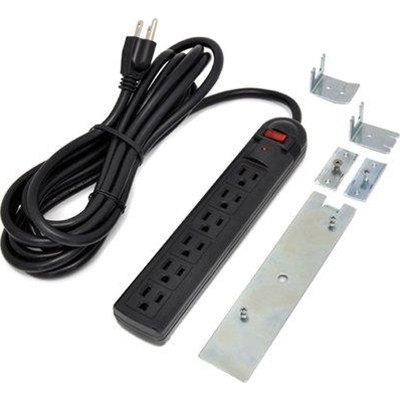 Picture of Ergotron Power Strip  6 Outlet 125vac 15a